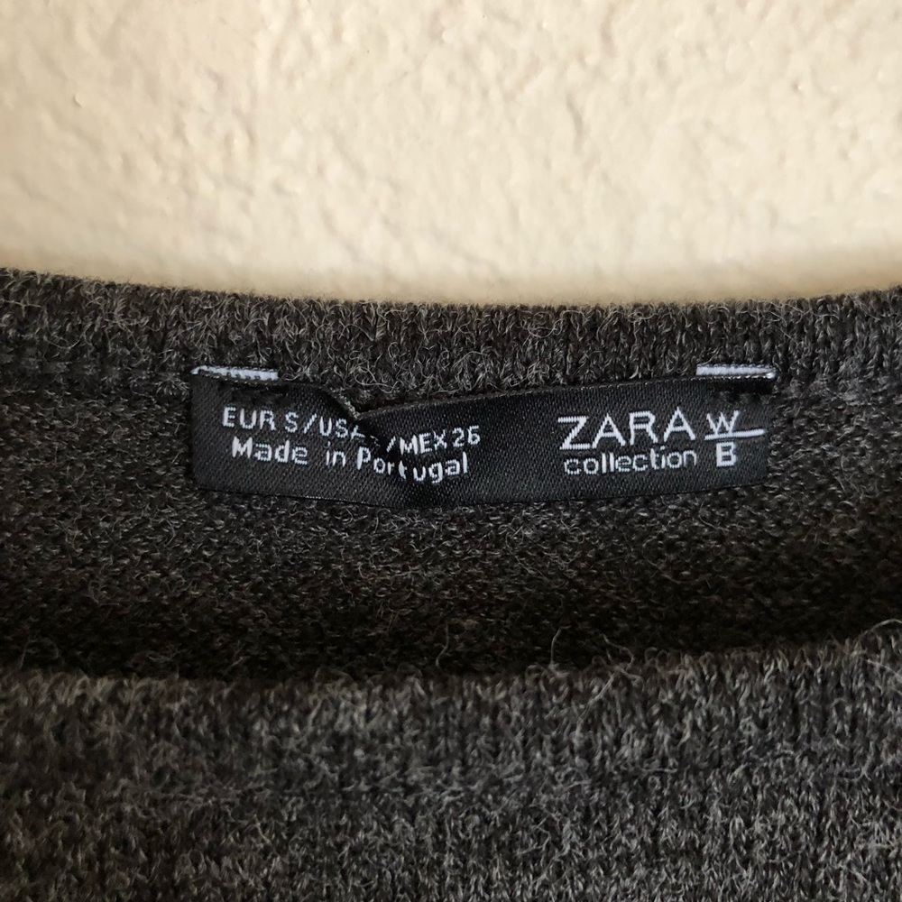Zara • Ruffle Cold Shoulder Sweater - Picture 5 of 5